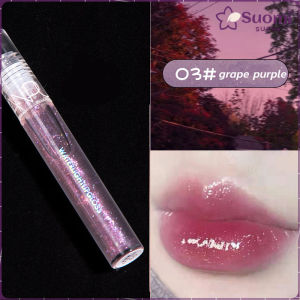 Suomi Mirror Water Lip Glaze Lip Gloss Lipstick Long-Lasting Moisturizing Hydrating Lip Gloss
