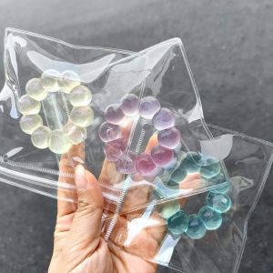 YIYU STUDIO 3PCS TPR Mềm Vòng tay hạt pha lê Đàn hồi Cảm giác Vòng tay giảm căng thẳng Sáng tạo Kéo giãn cơ thể Vòng đeo tay giảm căng thẳng Quà tặng cho cô gái