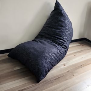 Barkaila - Beanbag Motif Emboss Minimalis Ukuran L Plus isi Siap Pakai