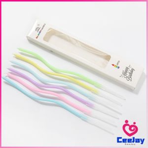 CeeJay เทียนวันเกิด ตกแต่งงานปาร์ตี้ เทียนเกลียว เทียนปักเค้ก พร้อมส่ง birthday candles มีสินค้าพร้อมส่ง