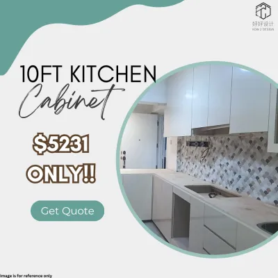 10FT Kitchen cabinet (Top and Bottom)