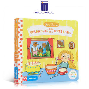First Stories BUSY Goldilocks and the Three Bears Cardboard organ operation activity book Original English books