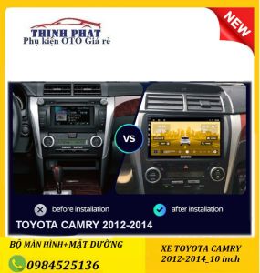 [Hỗ Trợ Lắp Đặt tại Hà Nội] Màn hình ô tô ANDROID S100j cho xe TOYOTA Camry 2012-14 TIẾNG VIỆT âm thanh hình ảnh sắc nét trung thực lắp camera lùi  tặng camera hành trình đồ chơi xe hơi đầu dvd cho xe ô tô Màn hình ô tô camry