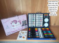 Spidol Akrilik Set 113pc Spidol Cat Air Crayon/ Alat Lengkap Dengan Spidol, Pensil Warna, Cat Air/ Box Alat Lukis Crayon Anak Koper Set 113 Pcs - Blenda Colouring. 