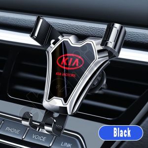 high quality Car Phone Holder For Kia Phone In Car Air Vent Mount Stand No Magnetic Mobile Holder Gravity Bracket Picanto Rio Sportage Carnival Sorento Carens Forte Pride Soul Pregio Besta Bongo Cerato K2700