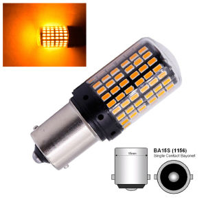 MODIFIKASIMARKET - Lampu LED Sein Sign Mundur Colok Putar BA15S BAU15S 1156 P21W PY21W 144 Titik SMD Ultra Bright DC 12V