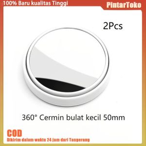 2Pcs Kaca Spion Cermin Dengan cangkir hisap / Kaca Spion Mobil Wide Angle Putar 360°