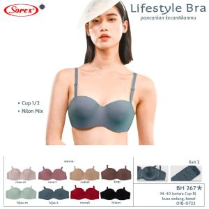 Fortunesong - Bra Sorex Kawat Seamless Art 267 Harga Special Khusus no 36 PILIH WARNA Push Up Bra