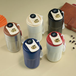 Termos Air Panas Dingin Kopi Led 500 ml Free Tali Box