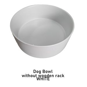 TRENY Black Ceramic Dog Water Bowl Pet Bowl Integrated Easy-to-Clean Single Bowl Dog Food Anti-Tumble Drinking Water