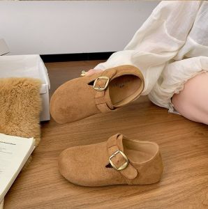 [Free Shipping] Comfortable WomenS Shoes With A Hidden Heel 2026 Autumn New Collection Versatile Retro Style Casual And Fashionable Flats