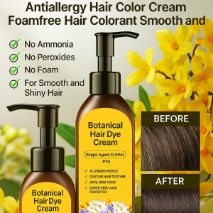 Plant Single Agent Floral Dye for All Seasons Adults Any Gender Family Users No Bleach No Double Milk No Double Oxygen