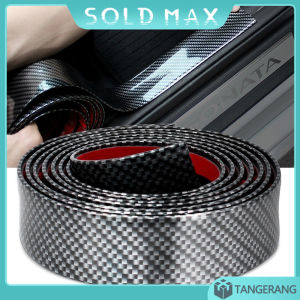5*100cm Sticker Pelindung Pintu Mobil Carbon Fiber Anti Gores/Sticker Sill Plate Pintu Mobil/Universal Car Door Edge Guards Scratch Sticker