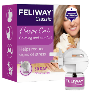 FELIWAY Classic Diffuser & Refill 30 Days Starter Kit Cat Calming Pheromone