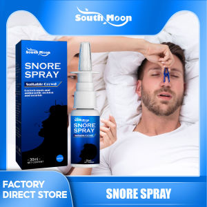 South Moon Anti Snoring Spray 30ml Sleep Care Relief Anti Snore Nose Health Chronic Respiratory Disorders Aid Anti Snoring Nasal Spray Stop Relief Snore Stop Snore Spray