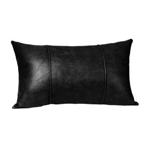 Rectangular Pillows Cushions Cover 45cm Faux Leather Pillow Protectors with Reinforced Zippers for Living Room Decors