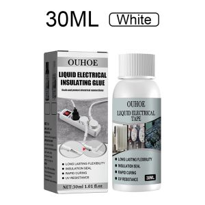 30/50ml Lem Kabel Listrik Anti Air Isolasi Listrik Cairan lem Glue Hitam/Putih