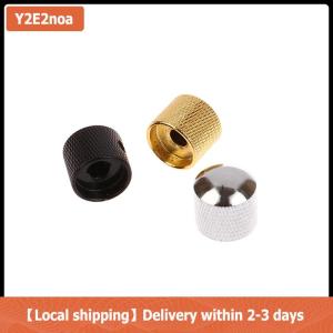 【Local shipping】 1Pc Metal Electric Bass Guitar Tone Volume Knob Potentiometer Hat Cap Guitar Parts Push Knob With Hole Guitar Accessories
