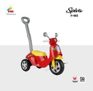 Mainan Anak Motor Foot To Floor F103 SPIVA - PMB Toys