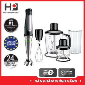 [Hàng chính hãng] Máy xay cầm tay Braun MQ7045 MQ7045X - Bảo hành 2 năm