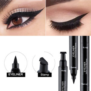 Eyeliner Stamp 2 in 1 Waterproof Anti Air Tahan Lama Gak Mudah Luntur Original Eyeliner 2in1 Asliiii