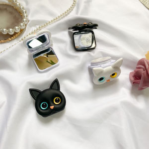 CUTE CAT MOBILE PHONE GRIP 3D CAT PHONE HOLDER WITH MIRROR