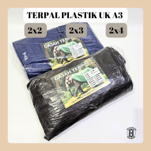 TERPAL PLASTIK A3 UK 2X2 2X3 2X4 / TERPAL PLASTIK / TERPAL A3