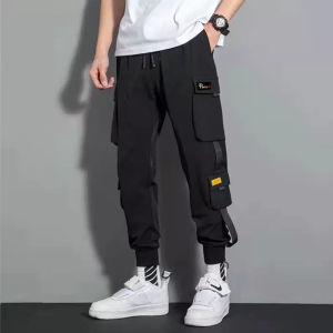 SharpSuit 2026 Korean Retro Straight Loose Cargo Pants Mens Casual Chino Pants