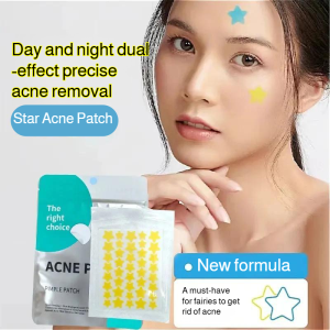 💥 Star-shaped acne patch multi-colored hydrocolloid patch skin-toning acne patch acne absorbent patch strong spot treatment for acne that covers the mouth helps reduce acne and acne scars waterproof 99.9% antibacteri