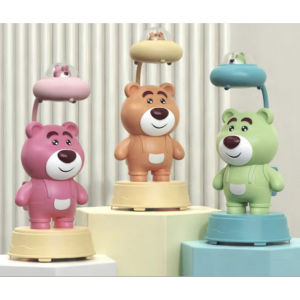 Lampu Meja / Lampu Belajar Anak Terang karakter Lotso + Pengasah Pensil - Lampu Belajar Anak Anak Model Lotso - Lampu Baca Lucu - Lampu Karakter