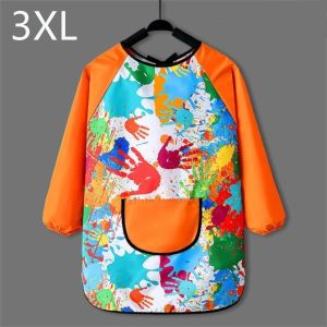 SIMPLETEN Long Sleeved Kids Painting Apron Cosplay Costume Polyester Baking Bibs Gifts Waterproof Art Bibs