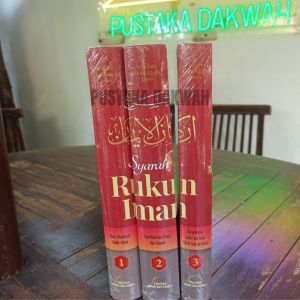 Syarah Rukun Iman 1 set lengkap 3 jilid Tanpa Box Syarh Rukun Iman No Box Yazid Bin Abdul Qadir Jawas Pustaka Imam syafii
