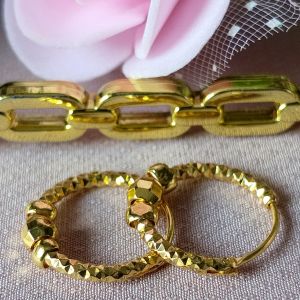 Anting Gipsy Titanium Gold 18mm