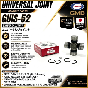 GUIS-52 Genuine GMB Universal Cross Joint Japan Isuzu Jeepney C-190 C-221 C240 4BA1 Isuzu Elf