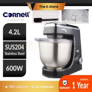 Cornell 4.2L Heavy Duty Stand Mixer | CSM-E600SSBK CSM-E600SSWH (Kitchen Machine Food Processor Blender Pengisar Kitchen Machine Grinder 搅拌机)