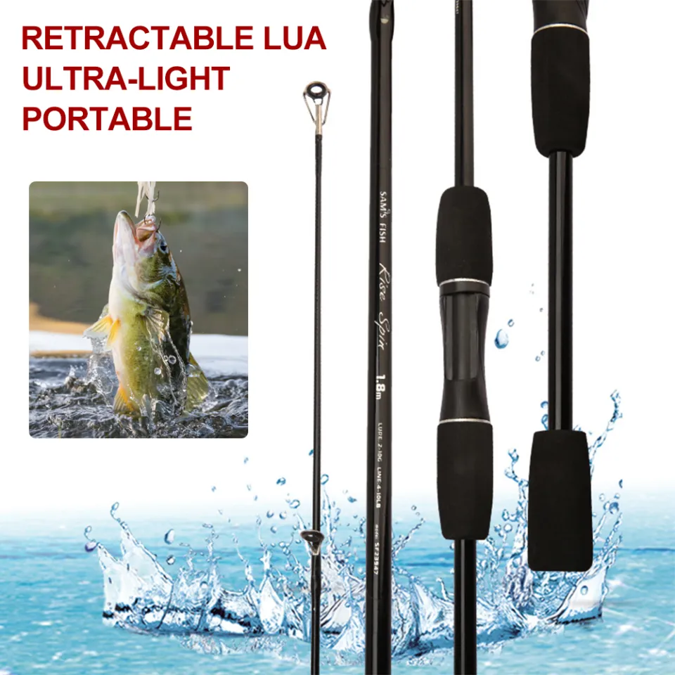 Powerful Telescopic Pole Fishing Rod Spinning Casting Ultralight