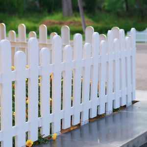 PVC Garden Decoration Fence Outdoor Lawn Green Belt Fence Indoor Balcony Living Room fence partition