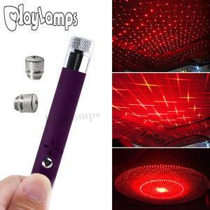 Đèn Tạo Không Khí Cho Xe Ô Tô Đèn Chiếu Hình Ngôi Sao Mái Nhà Đèn Ngủ USB Lãng Mạn Trang Trí Trần Và Xe Hơi Có Thể Điều Chỉnh Và Linh Hoạt