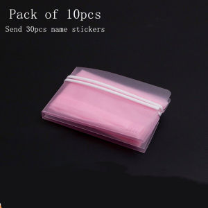 10pcs Portable PP Face Masks Storage Clip Waterproof Dustproof Carrying Case Reusable Organizer Container Holder