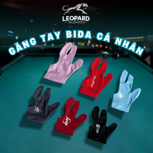 Găng tay bida cá nhân - Găng Peri/Fury/Taom/Rhino các loại - Hở ngón/kín ngón - Leopard Billiards