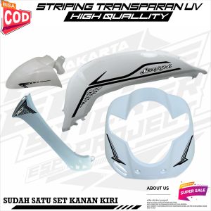 STRIPING TRANSPARAN VARIASI HONDA SCOOPY DONAT 2017 STICKER VARIASI MOTIF TERBARU KEREN SIMPLE