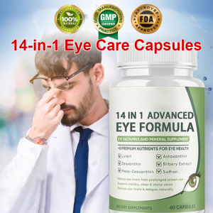 14-in-1 Lutein Eye Care Capsules Eye Vitamin Mineral Supplement Vision Health Eye Health Supplement
