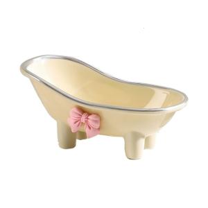 Practical Soap Dish Cartoon Bathtub Soap Box Durable ABS Material Utilize Storage Space in Bathroom and Toilet