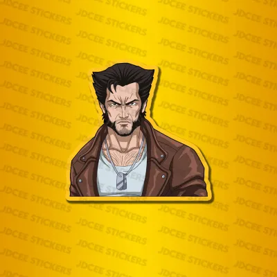STICKERS (MATTE) Wolverine Marvel X-men Chibi Character Logan Waterproof Luggage Laptop Tumbler