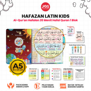 Al Quran Hafazan Latin Kids Rocket Ukuran A5/Alquran Hafalan Tajwid Warna 30 Juz