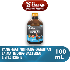 Pit Cobra L-Spectrum B - Ang Bidang Kontra Bacteria! The End ang Malalang Impeksyon! 100 mL