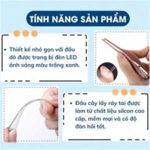 icon video play     icon arrow left boldicon arrow right bold Chia sẻ:  0 Bộ lấy ráy tai cao cấp có đèn led bộ dụng cụ lấy ráy tai bằng thép không gỉ kèm hộp đựng sang trọng