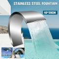 Waterfall Stainless Kolam Renang / Pancuran Kolam / Air Mancur Kolam. 