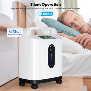 TTLIFE Portable Oxygen Generator 1-8 L/Min Adjustable Concentration 93% ± 3% Oxygen Concentrator Machine For Home And Travel