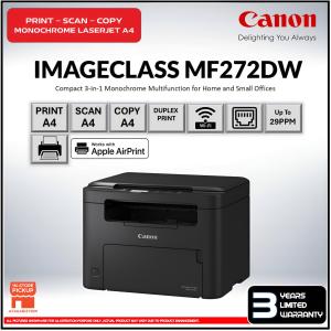 Canon imageCLASS MF272DW A4 3-in-1 WI-FI Monochrome Laser Printer – Auto Duplex | For Home & Office